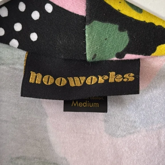 Nooworks Multicolor Abstract Magic Party Jumpsuit. Art by Ashley Mary. Medium. - Picture 5 of 16